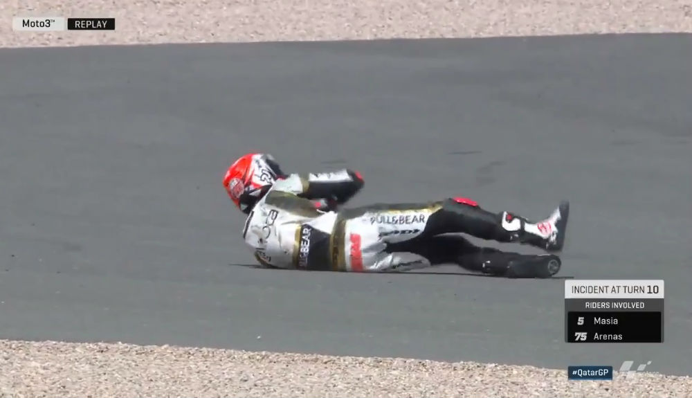 Moto3 – Vídeo: A queda de Albert Arenas no Warm-Up