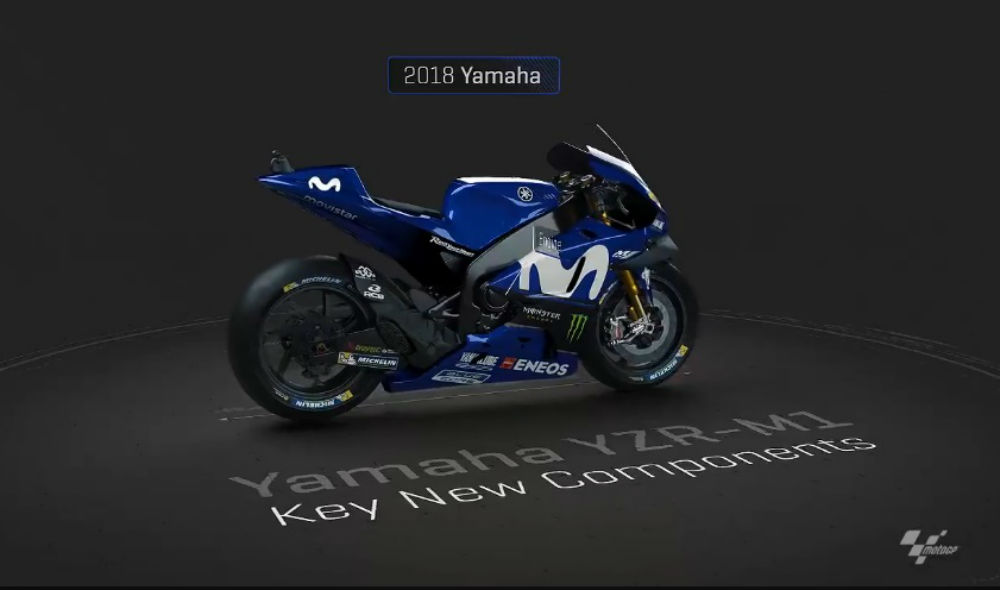 MotoGP – Vídeo: Conheça as novidades da Yamaha M1 de 2018