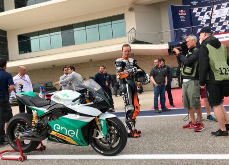 MotoE, Vídeo: Colin Edwards rodou com a Energica