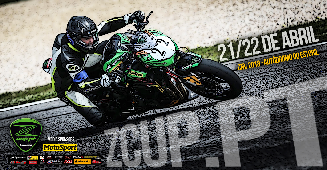 A Armada Z preparada para o início do CNV e do Troféu Kawasaki ZCUP.PT 2018