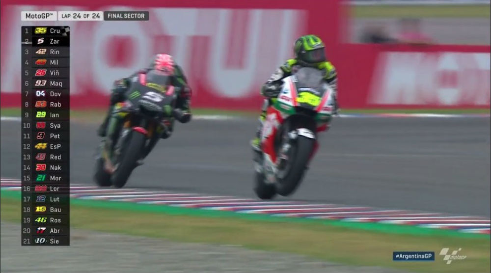 MotoGP – GP da Argentina: Cal Crutchlow vence corrida de loucos e cheia de casos