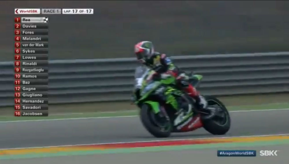 SBK – GP de Aragão: Johnatan Rea vence 1ª corrida