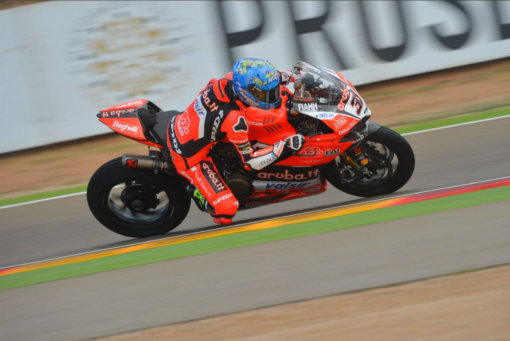 SBK – GP de Aragão: Marco Melandri domina 2ª sessão de treinos livres