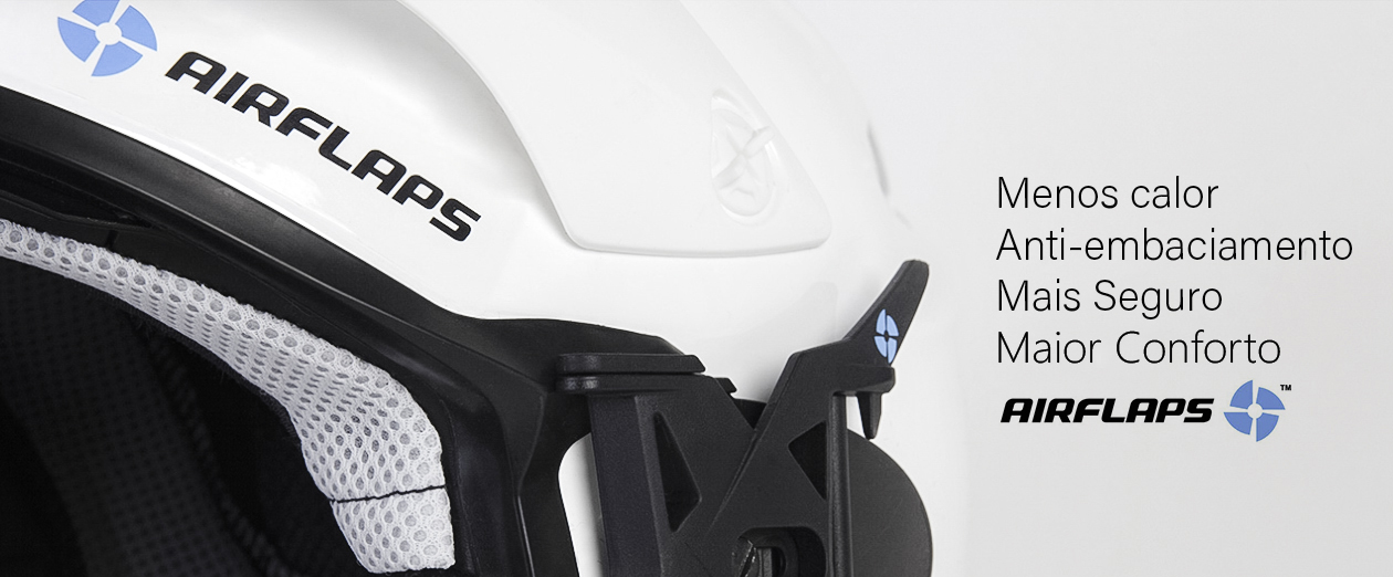 AIRFLAPS – Novidade Off Road, menos calor e embaciamento.