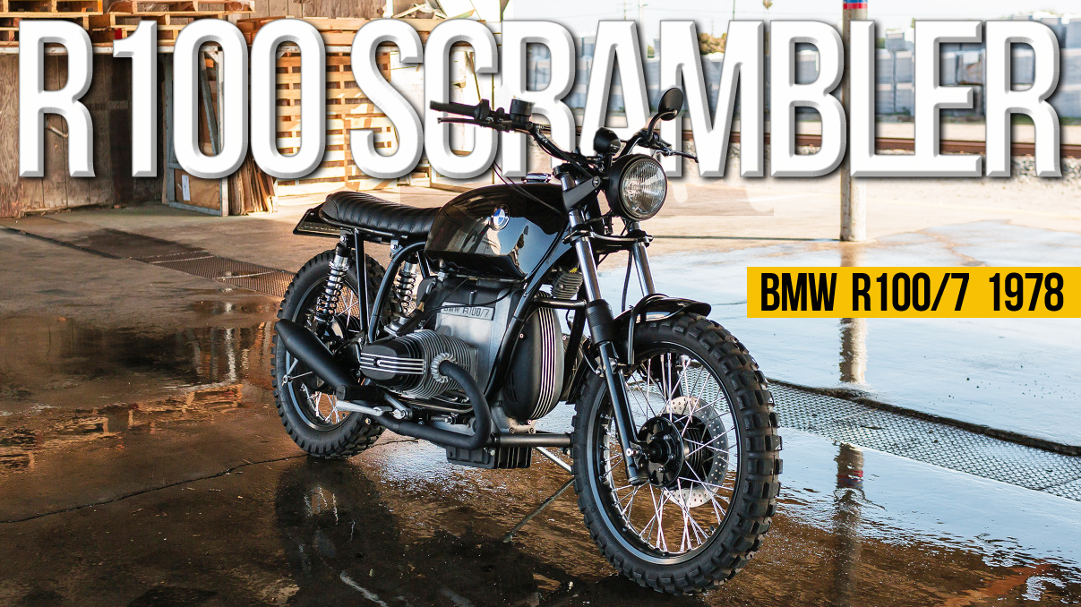 BMW R100 Scrambler/Tracker – Preparação by Kern & Hide