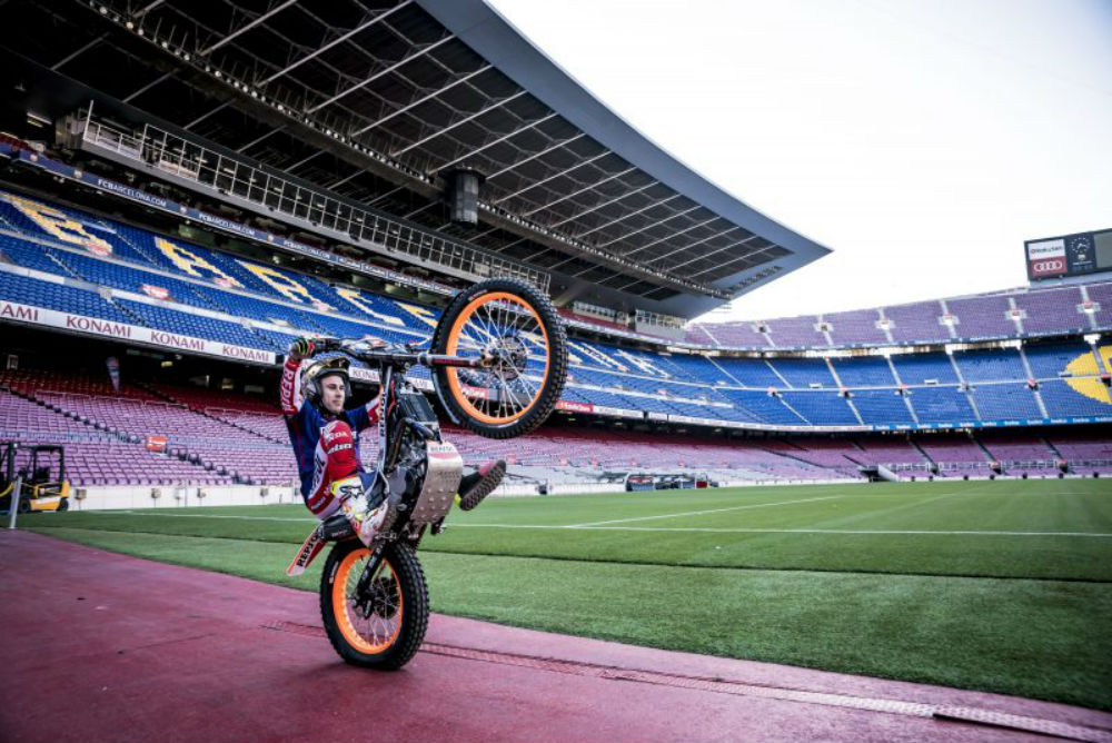 Vídeo: Toni Bou em visita a Camp Nou