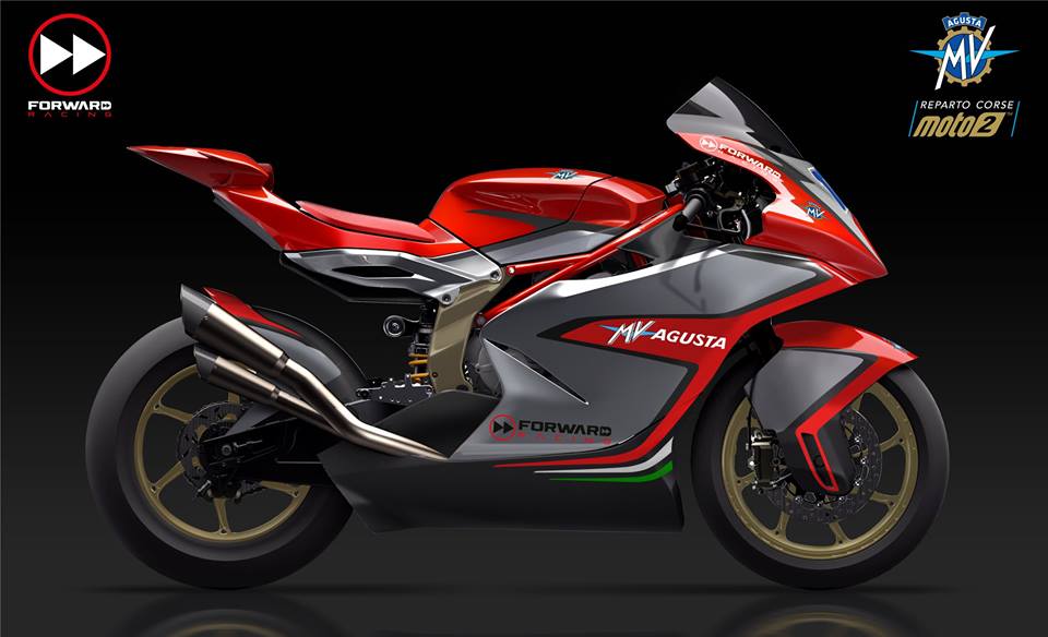Moto2: MV Agusta revela primeiro desenho