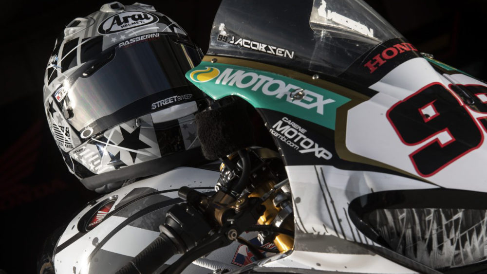 SBK: PJ Jacobsen homenageia Nicky Hayden