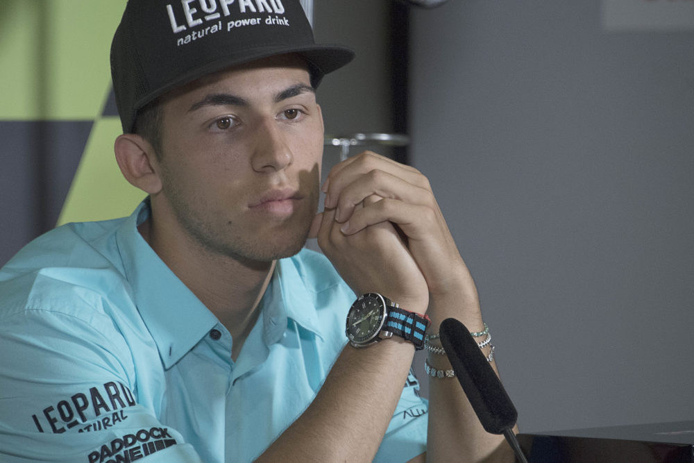 Enea Bastianini de malas feitas para o Moto2
