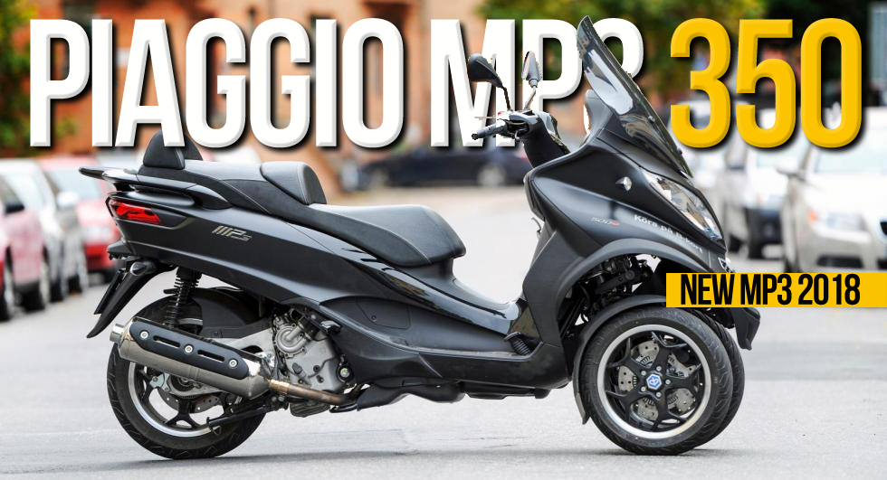 Nova Piaggio MP3 350 – Com novo motor e segurança acrescida