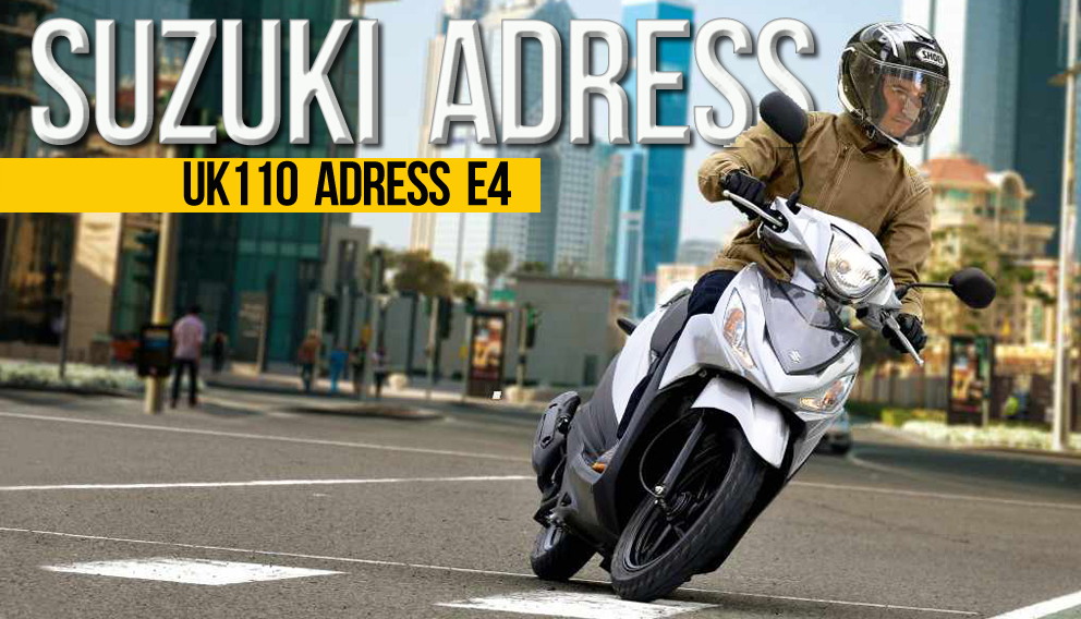 SUZUKI UK110 ADRESS E4 – Citadina de referência já disponível