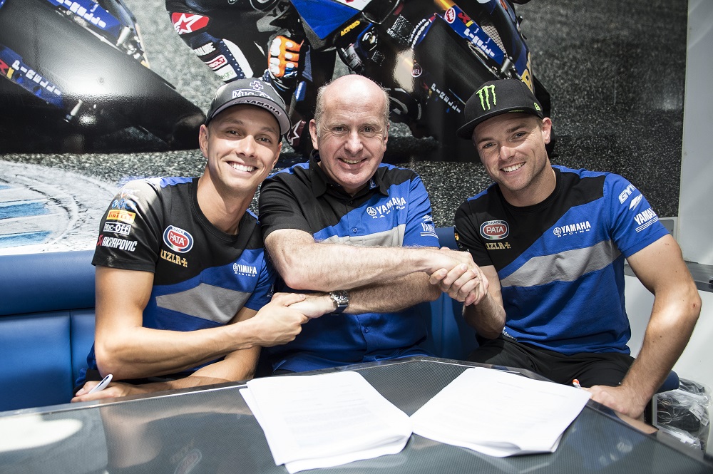 SBK: Yamaha mantém dupla para 2019