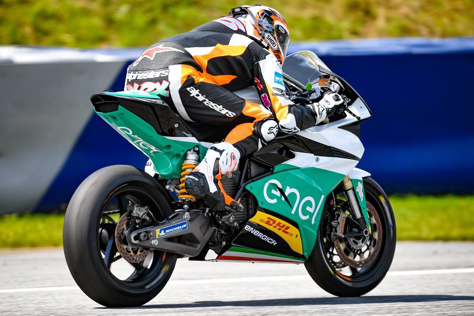 MotoE, Vídeo: Alex Hofmann testou Energica