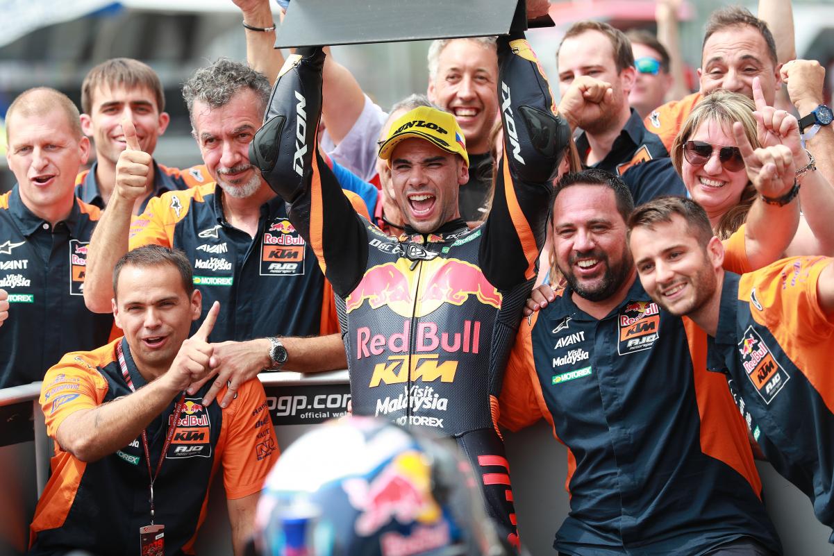 MIGUEL OLIVEIRA e FRANCESCO BAGNAIA – Ao rubro a luta pela Vitória Final em Moto2