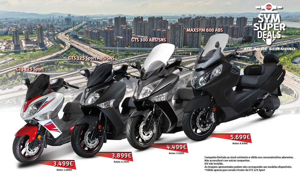 Campanha SYM Super Deals 2018