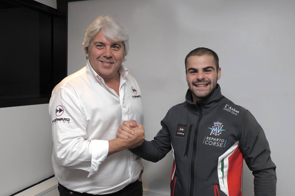 Moto2: Romano Fenati com a MV Agusta em 2019