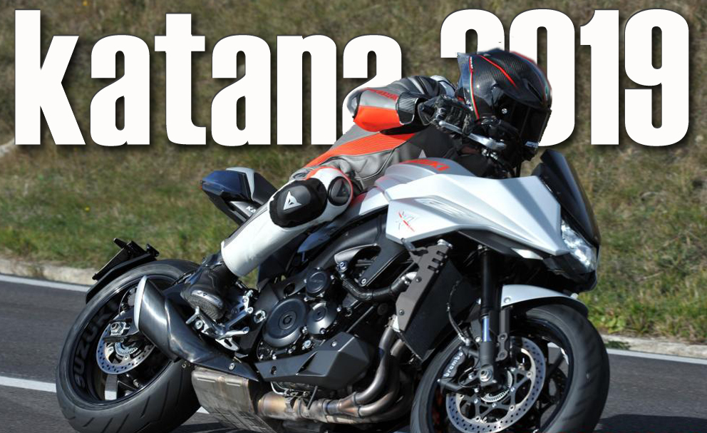 Primeiras Imagens da Suzuki Katana 2019 a ser apresentada na Intermot