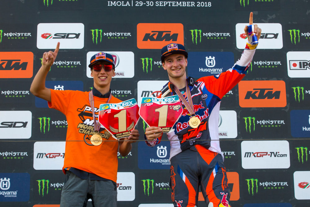 MXGP, MX2: Campeões Jeffrey Herlings e Jorge Prado fecham com vitórias