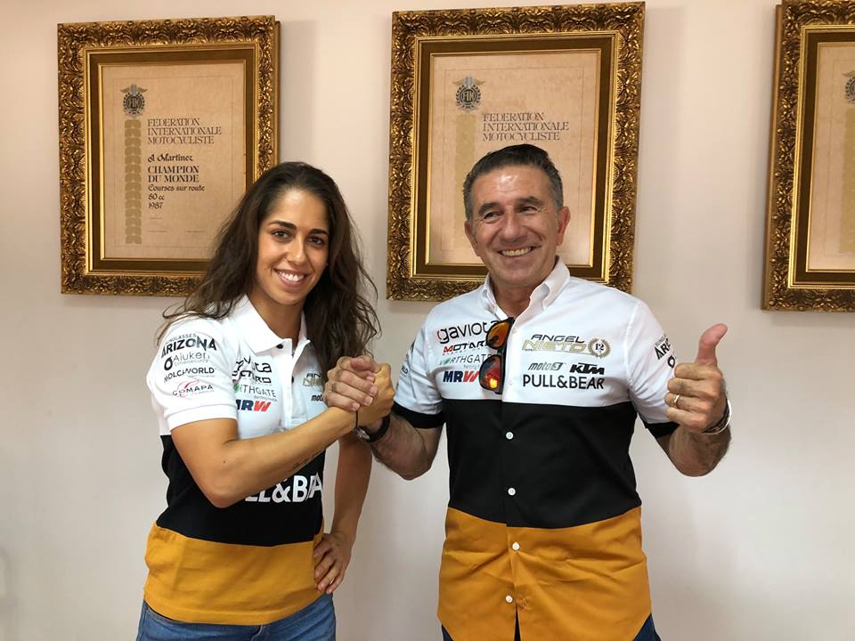 MotoE: María Herrera oficializada na Ángel Nieto