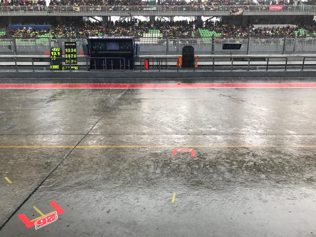 MotoGP: Chuva pára qualificação
