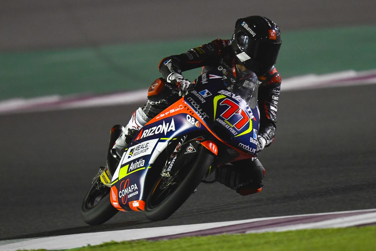 Moto3-Perez termina FP3 no comando