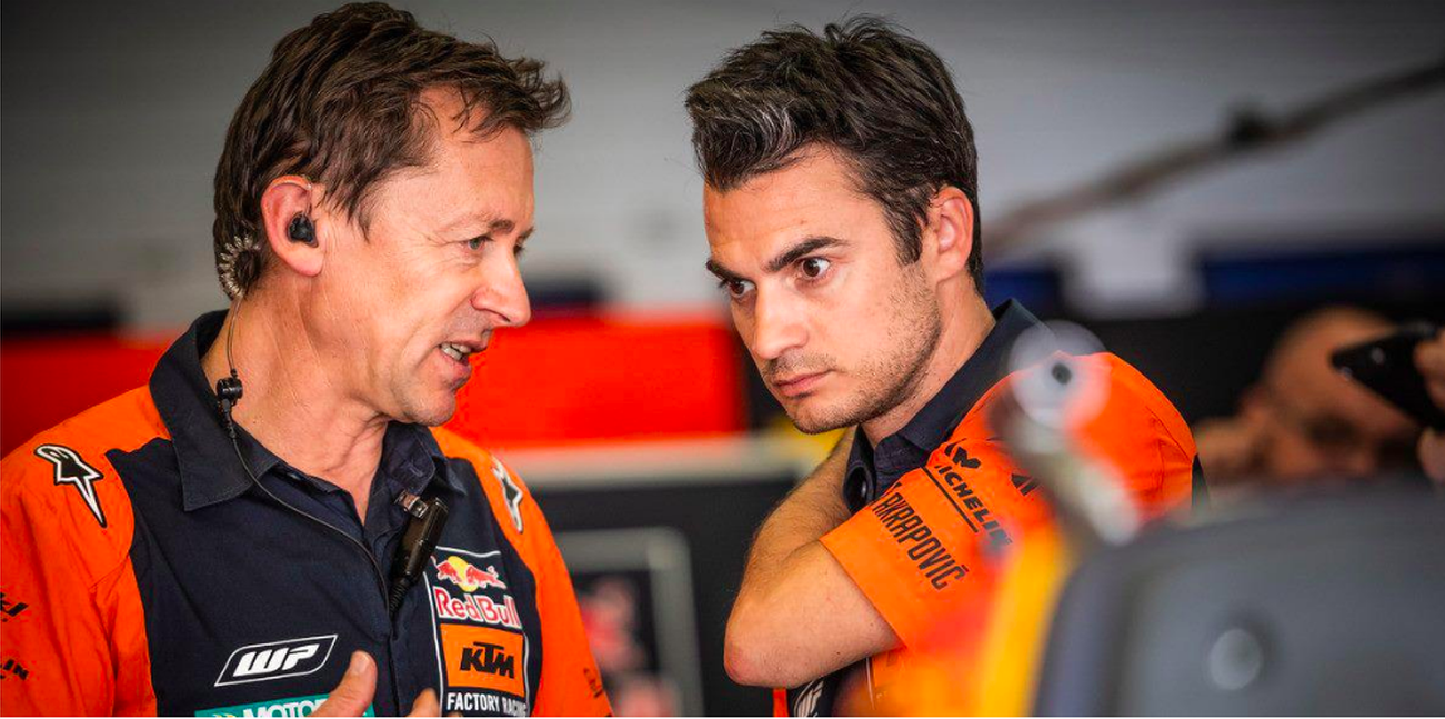 Pedrosa testa novidades na KTM