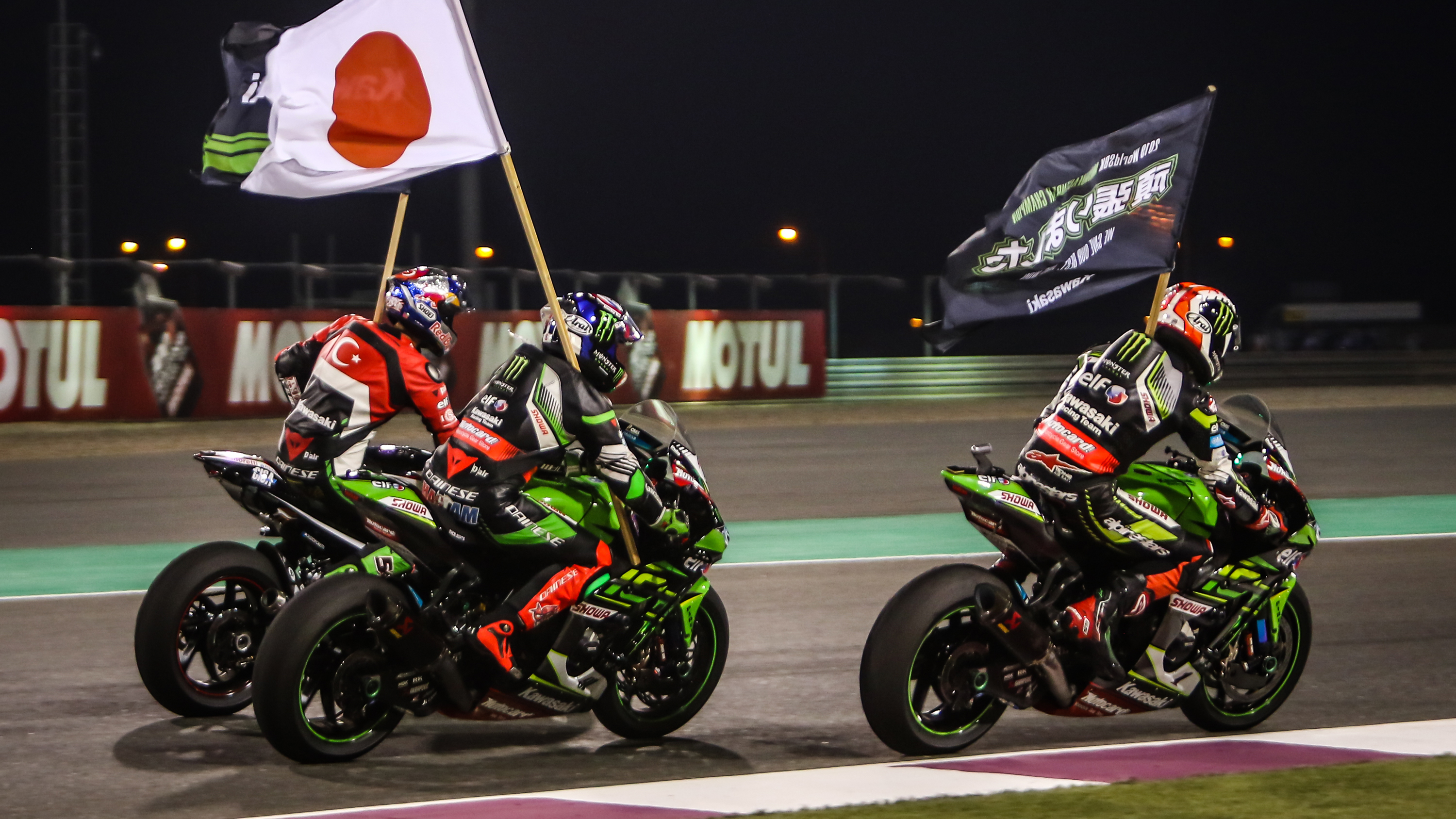 SBK, Qatar: As 5 coroas da Kawasaki