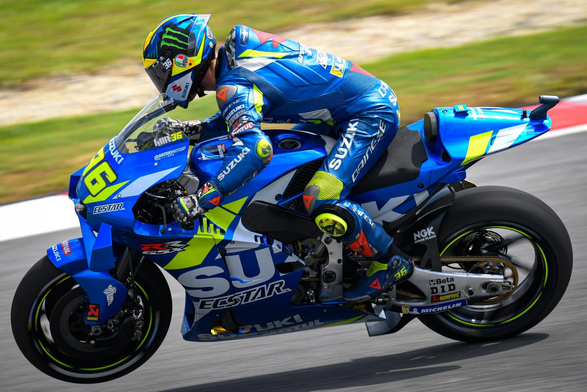 MotoGP, Malásia: Suzuki de Mir contraria a ordem no Warm up