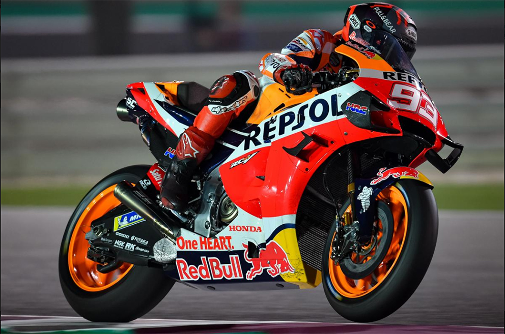 MotoGP, Teste Qatar: Márquez em dificuldades