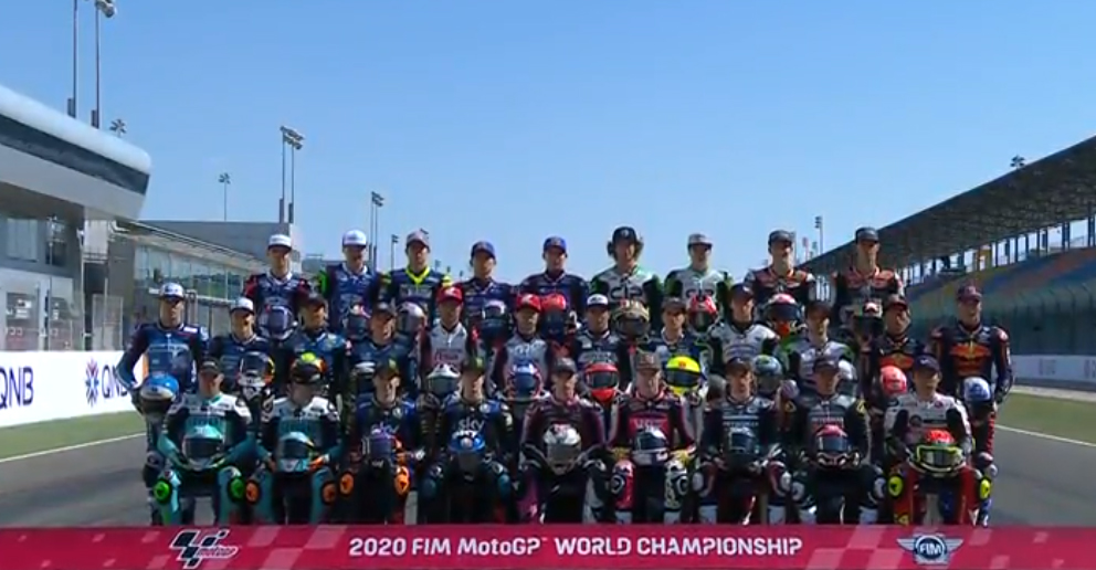 Moto3, 2020: Foto da grelha