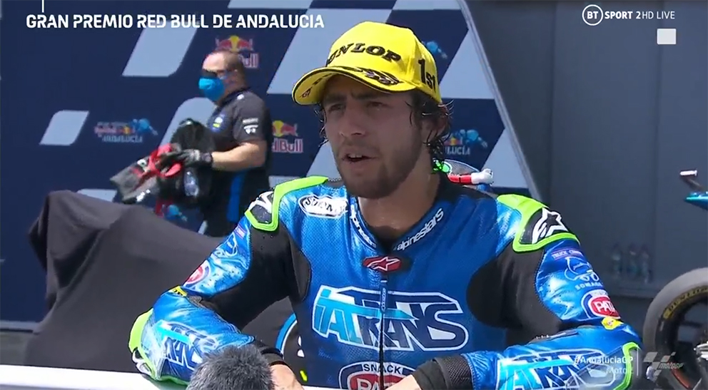 Moto2, Andaluzia: Falam os 3 do pódio