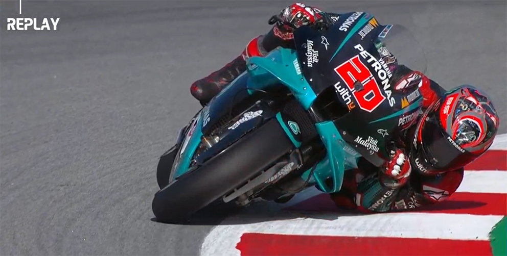 MotoGP, 2020, Barcelona: Quartararo lidera a meio do TL3, Oliveira em 18º à procura de aderência