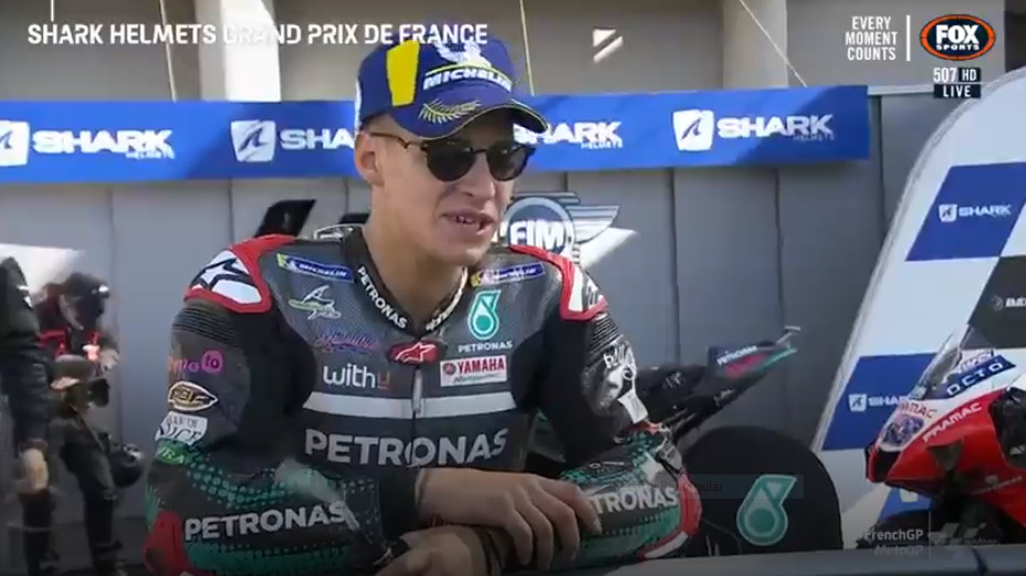 Dixit, MotoGP, França: Quartararo: “Sei que tenho duas Ducati ao meu lado mas estou tranquilo”.