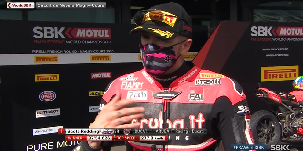 SBK, 2020, Magny-Cours: Rea contente com final no Estoril