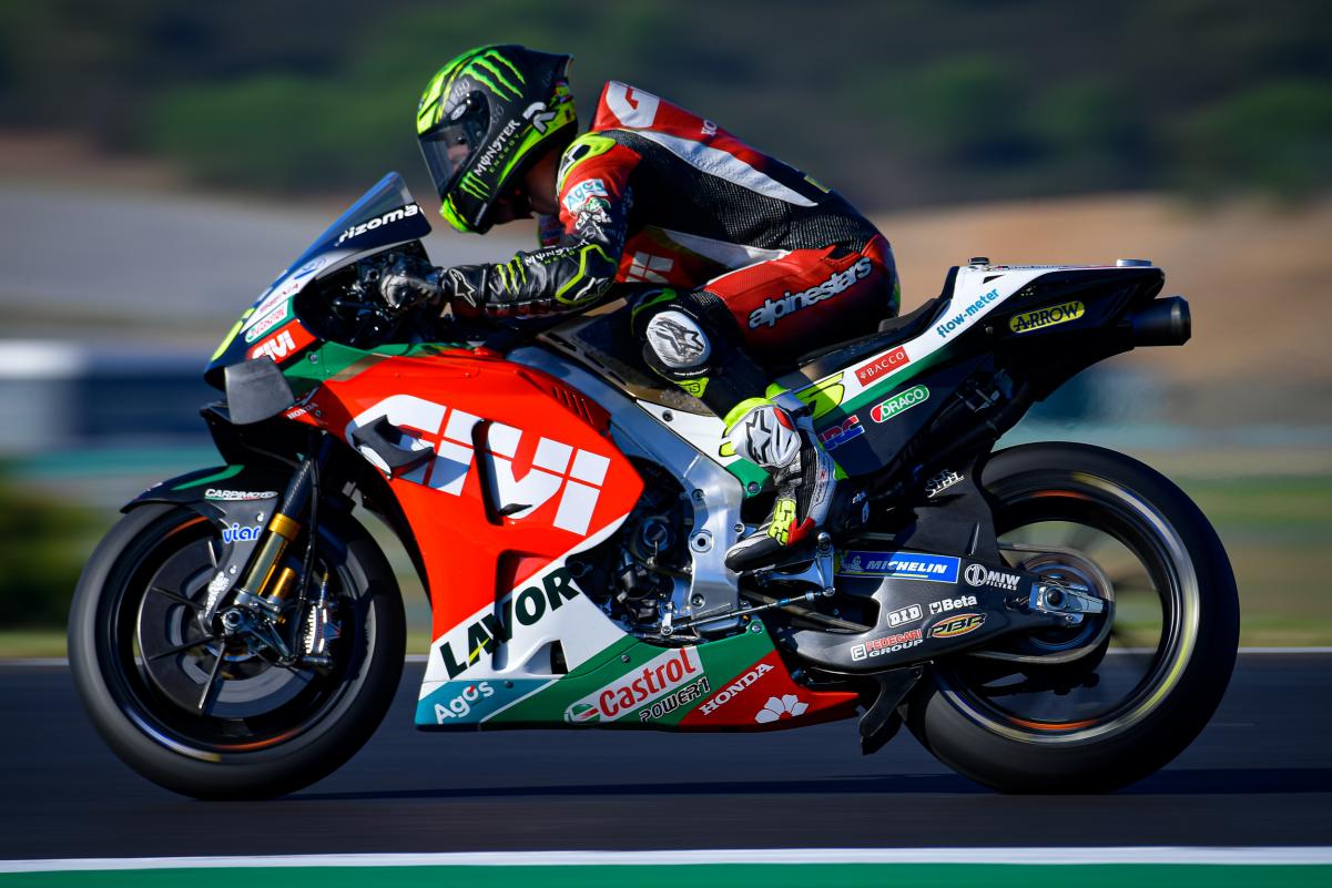 MotoGP, 2020, Portimão, Warm-up: Oliveira a rodar para a corrida