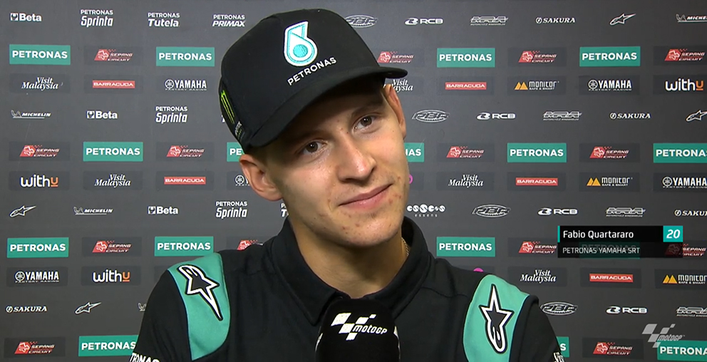 MotoGP, 2020, Portimão, TL2: Quartararo “divertiu-se com a pista”