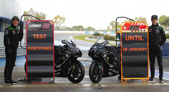 SBK, 2021: Kawasaki adia teste de Jerez