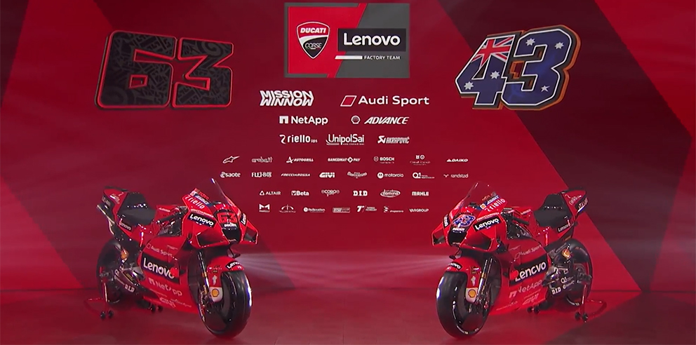 MotoGP 2022 – Apresentação da Ducati Lenovo Team - MOTOJORNAL