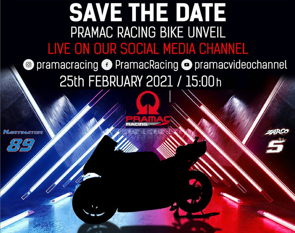 MotoGP, 2021: Ducati Pramac nomeia a data