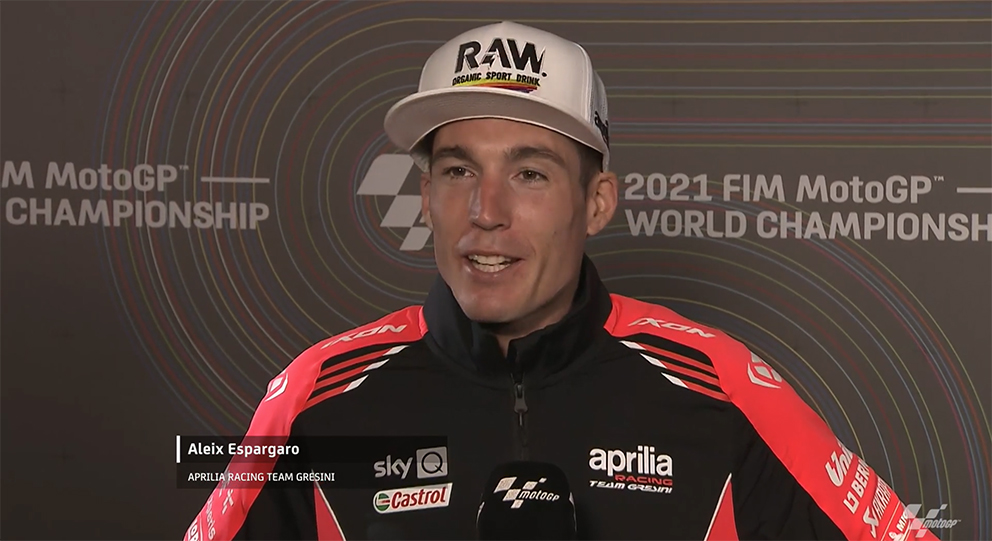 MotoGP, 2021, Teste Qatar: Espargaró orgulhoso dedica 1º dia a Fausto Gresini