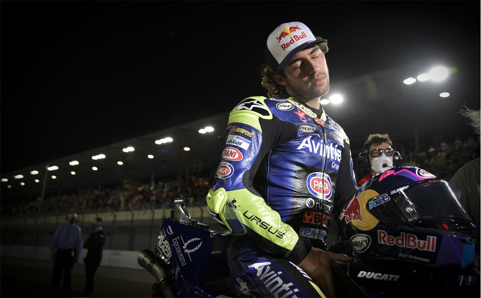 MotoGP, 2021, Qatar: A queda de Petrucci na KTM