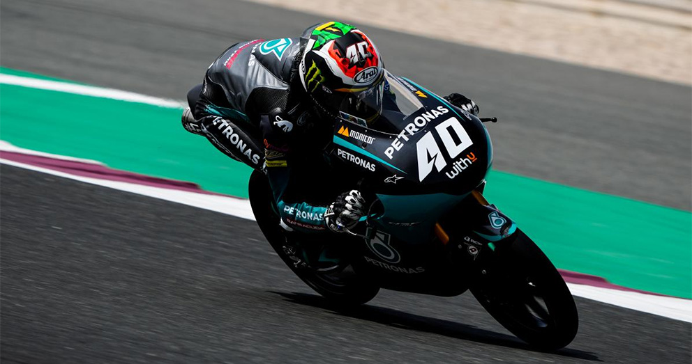 Moto3, 2021, Teste Qatar: Binder acaba Sessão 3 à frente