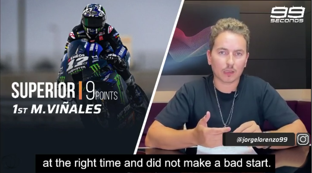 MotoGP, 2021, Doha: O começo da época, segundo Lorenzo