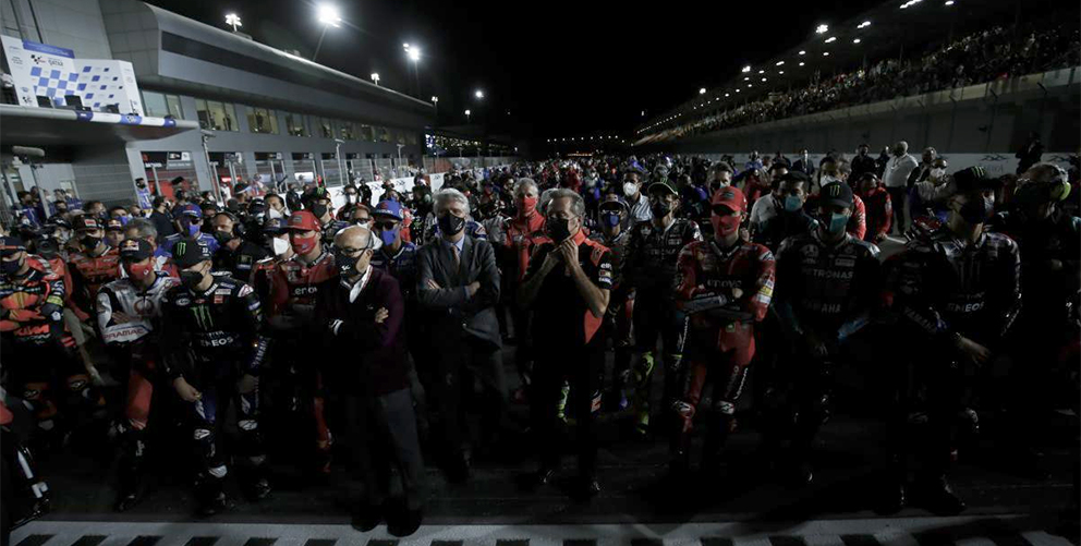MotoGP, 2021, Qatar: Grelha homenageou Fausto Gresini