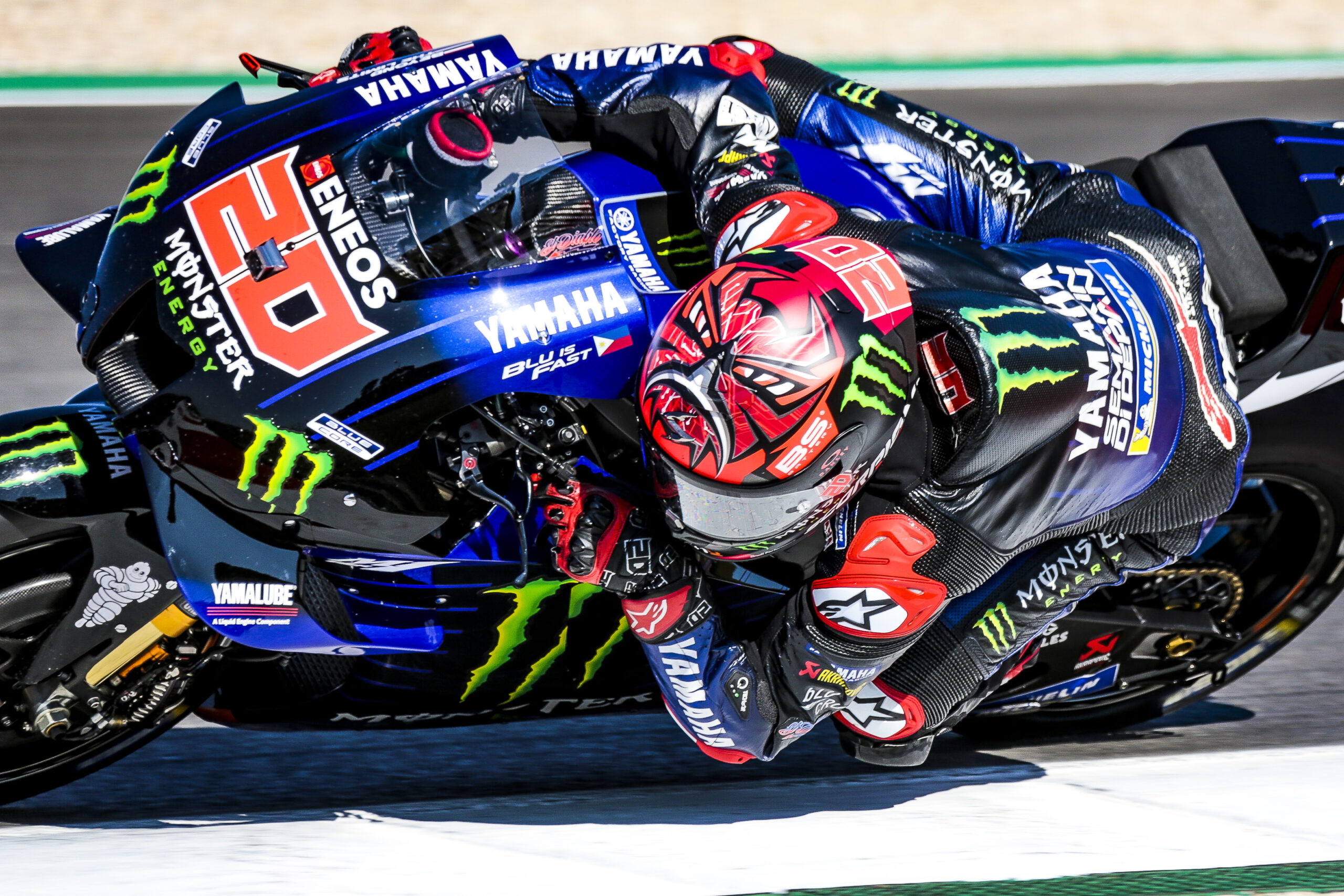 MotoGP, 2021, Portimão – A primeira linha: Quartararo (P1) “Ofereço a Pole à equipa”