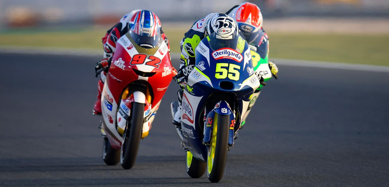 Moto3, 2021, Portimão: Fenati lidera Q1, passa à Q2 com Sasaki