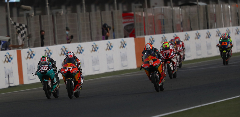 Moto3, 2021,Qatar: Binder lidera passagem à Q2