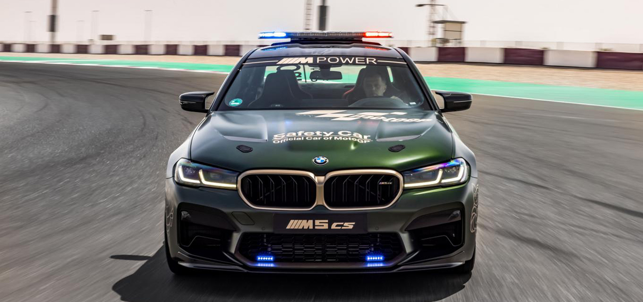 MotoGP, 2021, Portimão: BMW M5 é prémio final