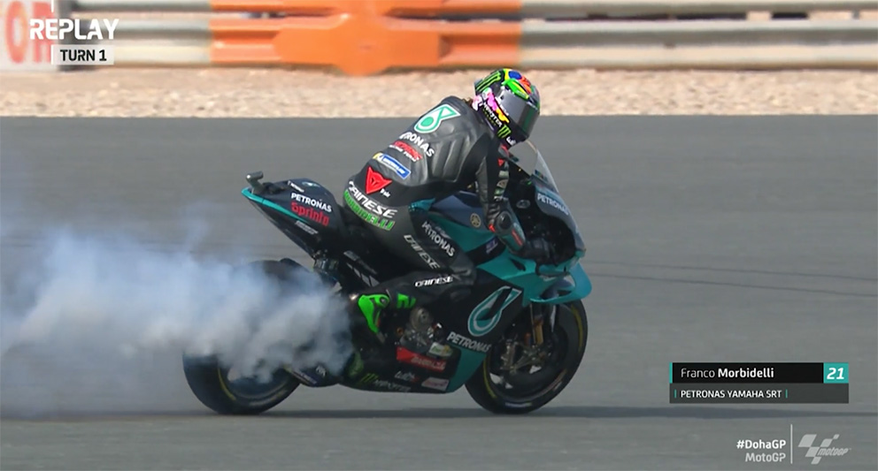 MotoGP, 2021, Doha: Os problemas de Morbidelli