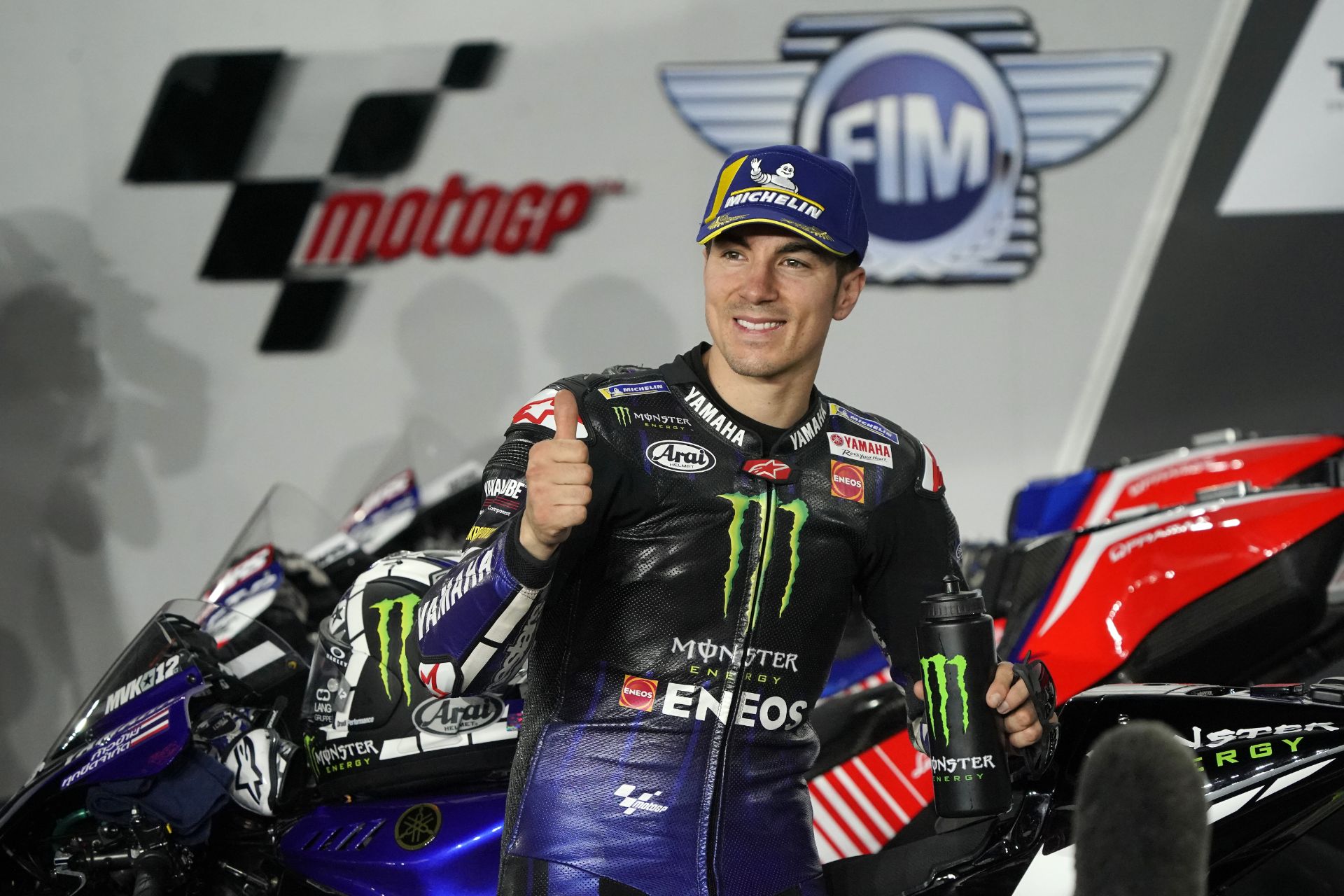 MotoGP, 2021, Doha – Q2: Apesar do susto, Viñales ganhou a primeira linha